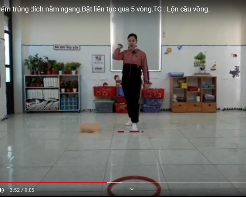 Vận động   Ném trúng đích  - Giáo viên: Trần Thị Kim Anh